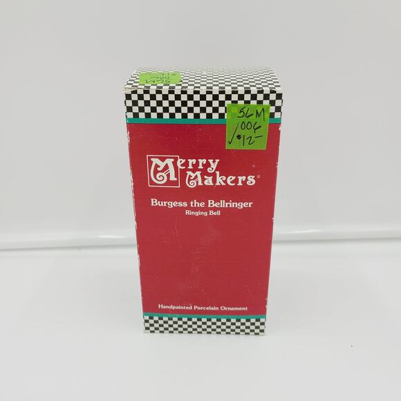 Dept. 56 Merry Makers Ornament Burgess The Bell Ringer 1996 9368-8 PRE-OWNED IOB - Picture 5 of 8